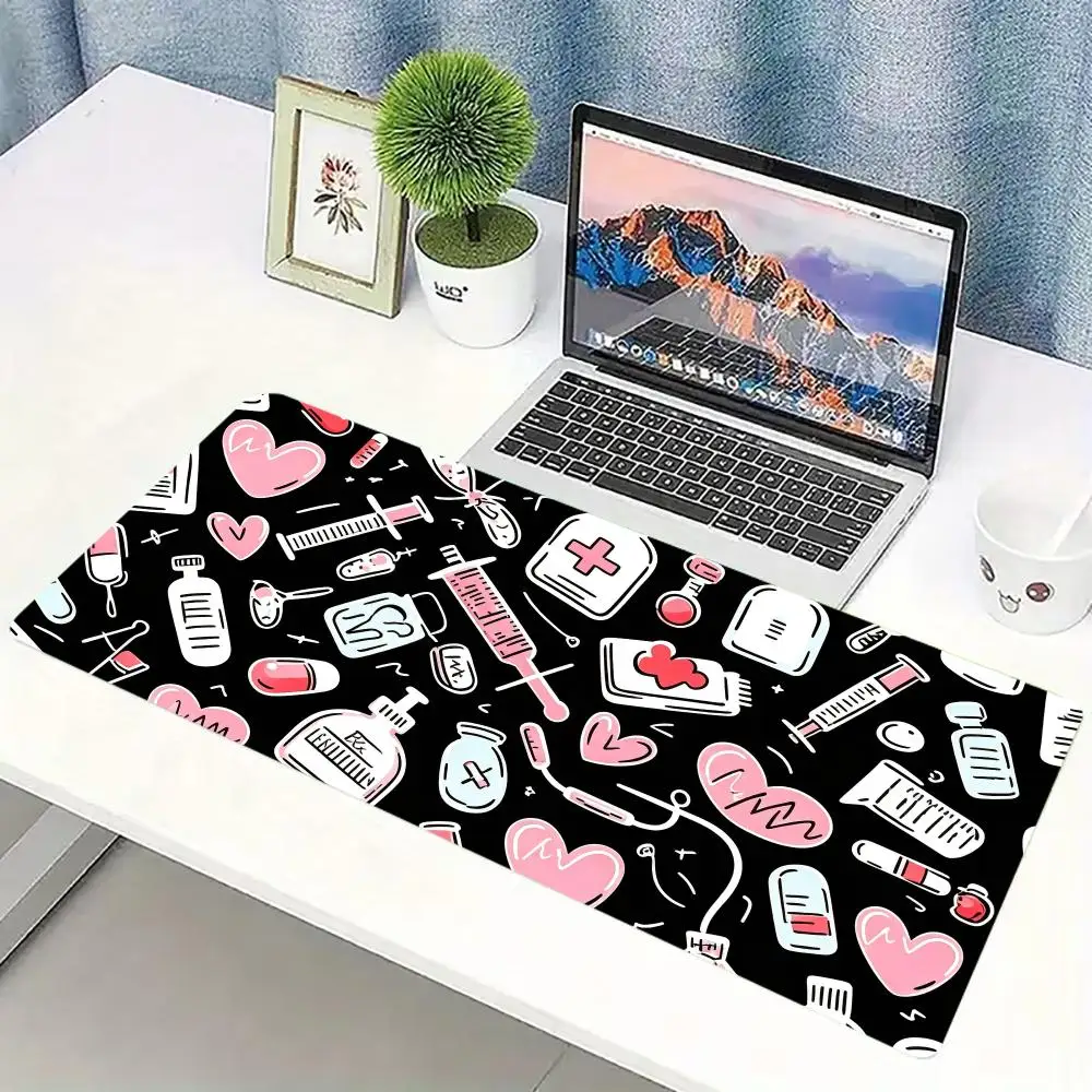 Kawaii Pembe Tıbbi Desenli Oyu - Desk Setup Pc And Laptop incelemesi ve fiyatı