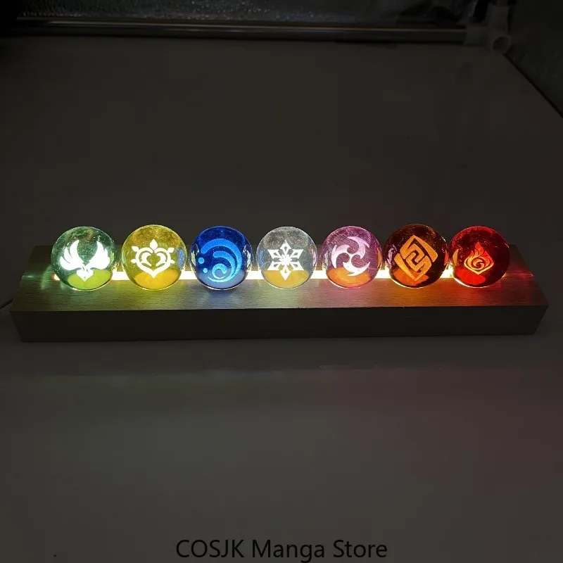 Oyun Genshin Impact Elemanları - Desk Setup Lamp incelemesi ve fiyatı