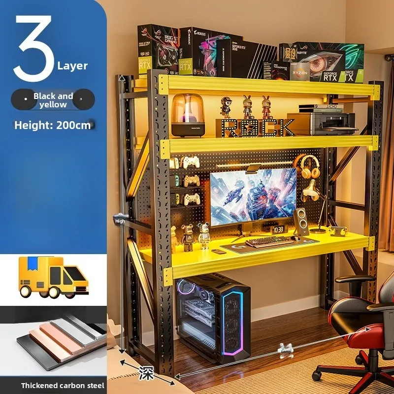 #   Çok Katmanlı Depolama Alan - Desk Setup L Shaped incelemesi ve fiyatı