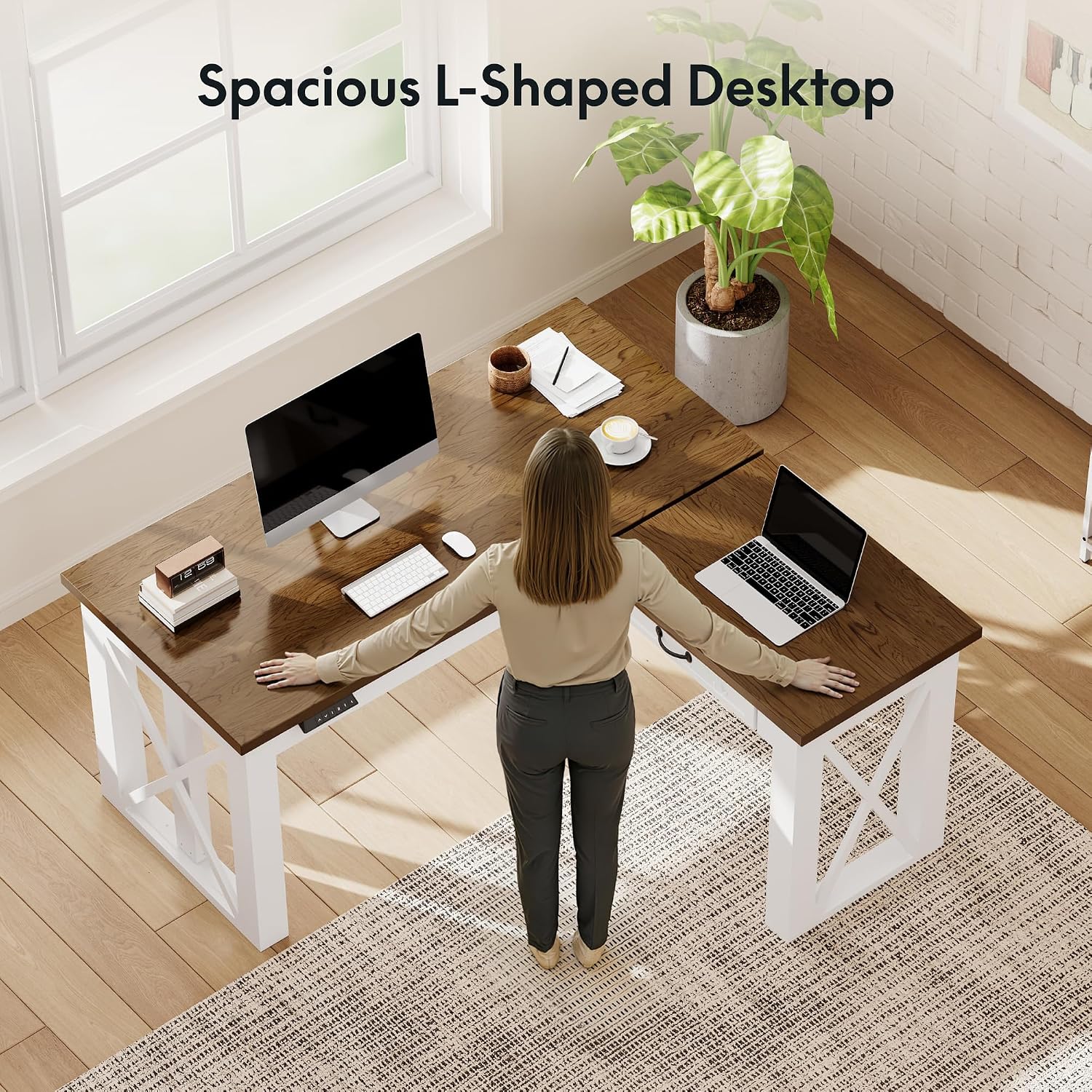 Çekmeceli L Şeklinde Ayakta Ça - Desk Setup L Shaped incelemesi ve fiyatı