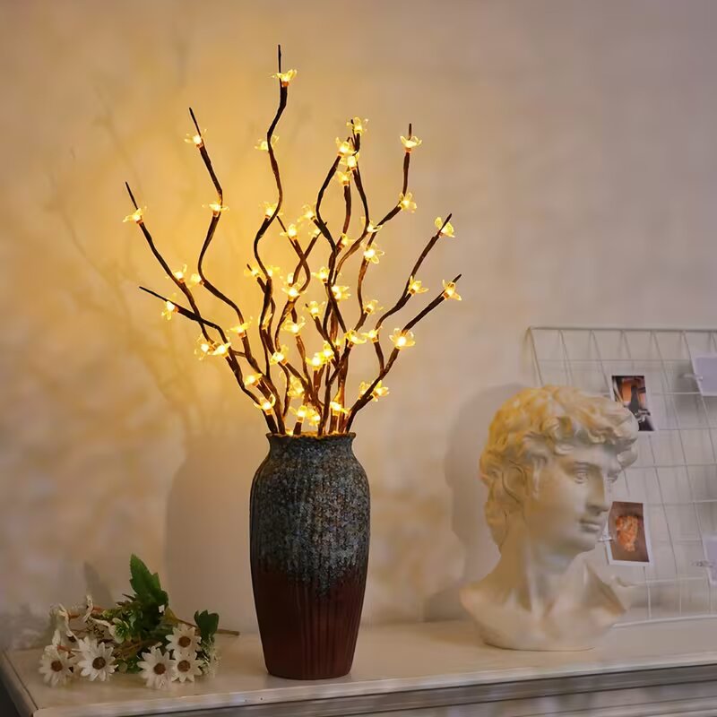 1/2 adet 20LED kiraz çiçeği ağ - Desk Setup Lamp incelemesi ve fiyatı